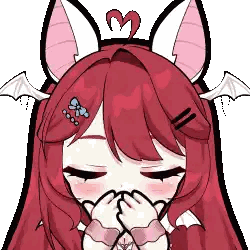 Pixel Girl with Red Hair