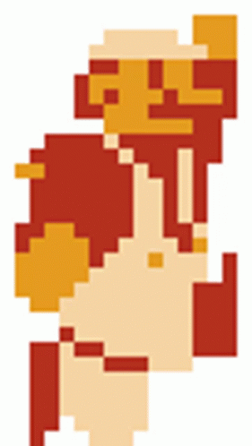 Pixel Grown Mario Up GIF
