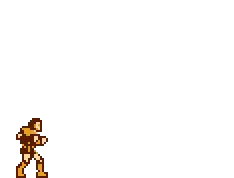Pixel Man and Purple Object