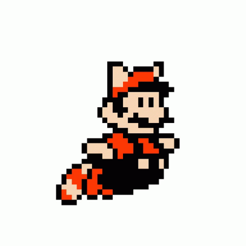 Pixel Mario Different Costumes GIF