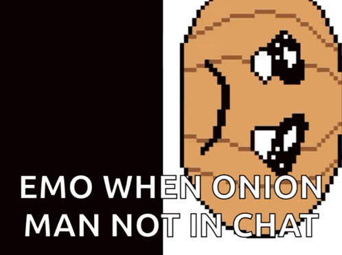Pixel Onion Emo When Not in Chat