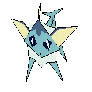 Pixel Origami Shark
