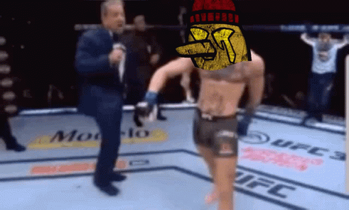 Pixel Penguin Conor Mcgregor Walk GIF