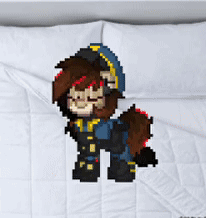 Pixel Pony in Police Uniform