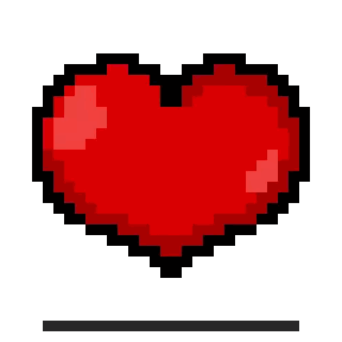 Pixel Red Heart