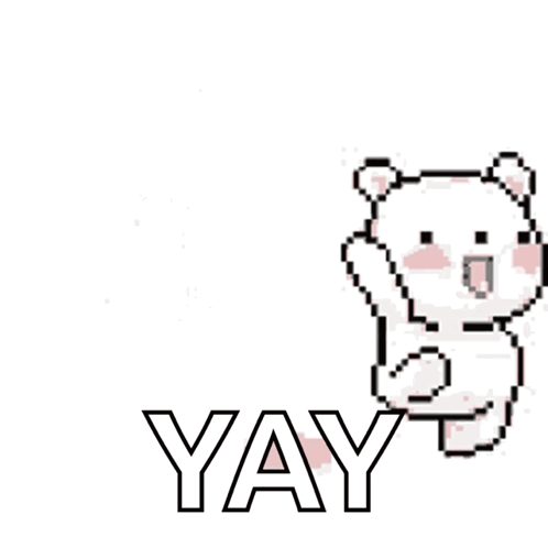 Pixel Teddy Bear Yay