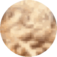 Pixelated Brick Wall Circle