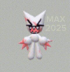 Pixelated Cartoon Character Max 2025 GIF