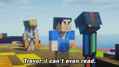 Pixelated Character Trevor I Cant Even Read GIF