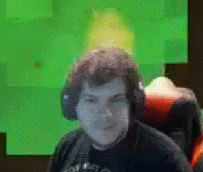 Pixelated Gamer On Fire GIF
