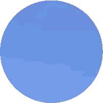 Pixelated Gray Circle on Blue