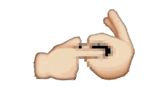 Pixelated Hand Gesture