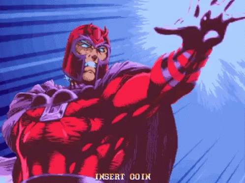 Pixelated Magneto X-Men GIF