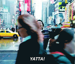 Pixelated Man Taking Selfie Yatta GIF