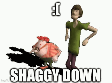 Pixelated Shaggy Down Dancing GIF