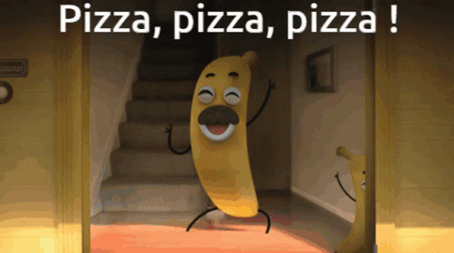 Pizza Banana Dance Meme GIF