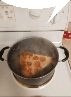 Pizza Boiling Sticker GIF