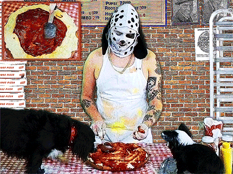 Dogs Pizza Party GIF