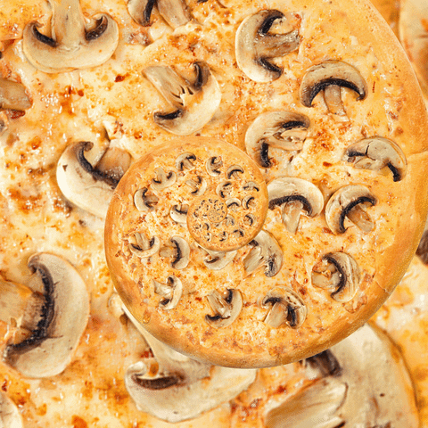 Mushroom Pizza Party Loop GIF