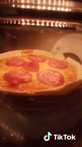 Pizza Time Cooking Salami GIF