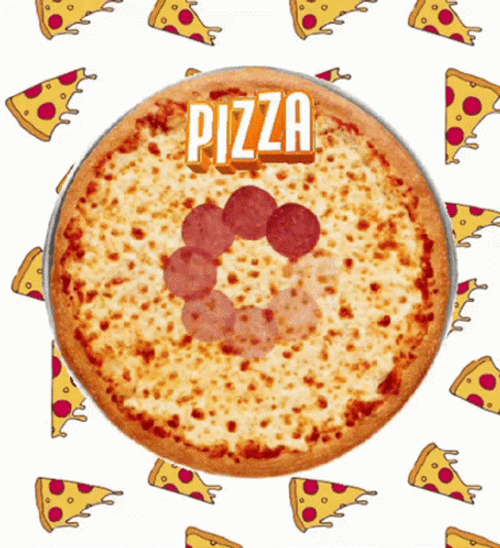 Pizza Time Cheesy Pepperoni Loop GIF