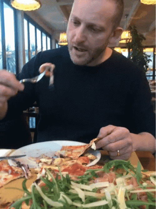 Pizza Time Eating Loop GIF