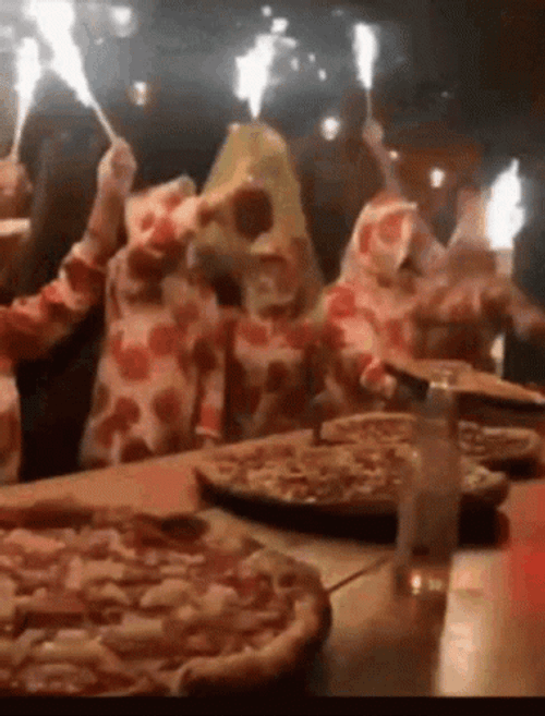 Pizza Time Party GIF