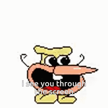 Pizza Tower I See You Through The Screen GIF