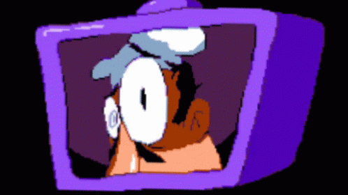 Pizza Tower Peppino On The Tv Screen GIF