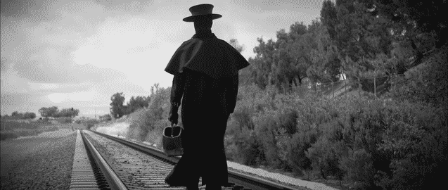 Plague Doctor Train Tracks GIF