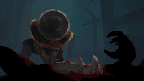 Plague Doctor Villain Murder GIF