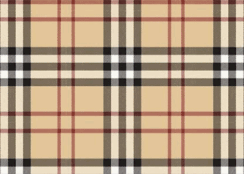 Plaid Pattern on Beige Background