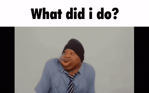 Plaid Shirt Man Asks What Did I Do GIF