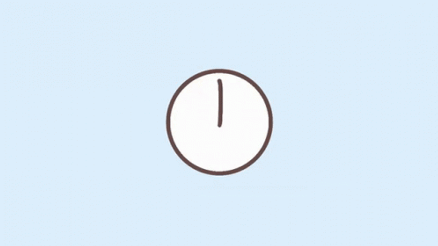 Plain Ticking Clock GIF