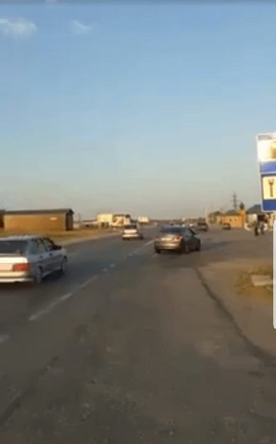 Plane Crash Car Highway GIF