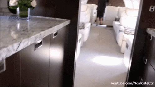 Plane Interior From Namastecar YouTube GIF