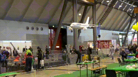 Plane Prototype Exhibit GIF