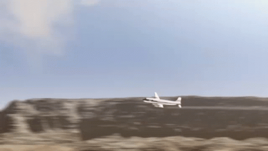 Plane Wreck Crash And Burn GIF