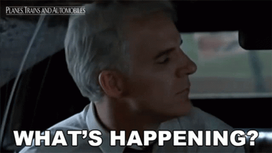 Planes Trains And Automobiles What's Happening GIF