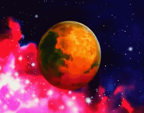 Planet And Sailor Moon Mars GIF
