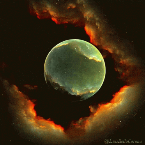Planet in Space With luisbellocorona