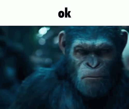 Planet Of The Apes Caesar Ok GIF