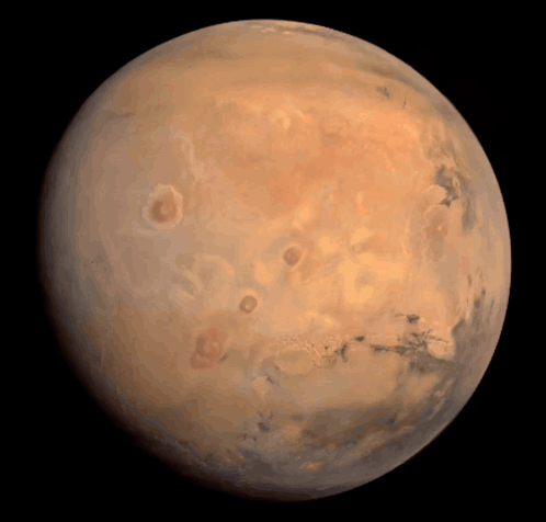 Planet Painting Black Background