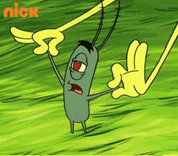 Plankton And Spongebob Dancing GIF