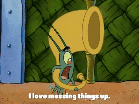 Plankton Blowing A Tuba GIF