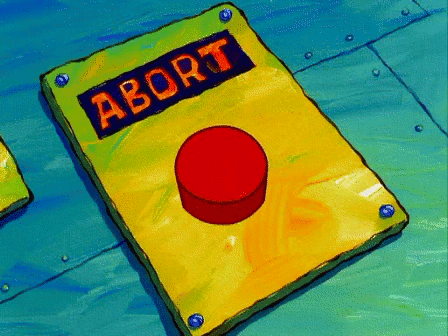 Plankton Cancel Or Aborts The Mission GIF