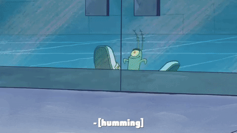 Plankton Cartoon Shoes GIF