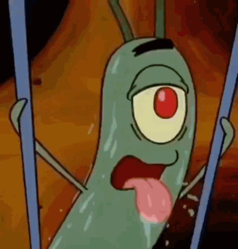 Plankton Sticking Tongue Out