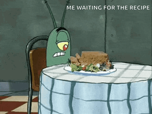 Plankton Waiting for Recipe