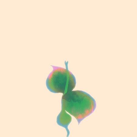 Plant Growth Spinning Loop GIF